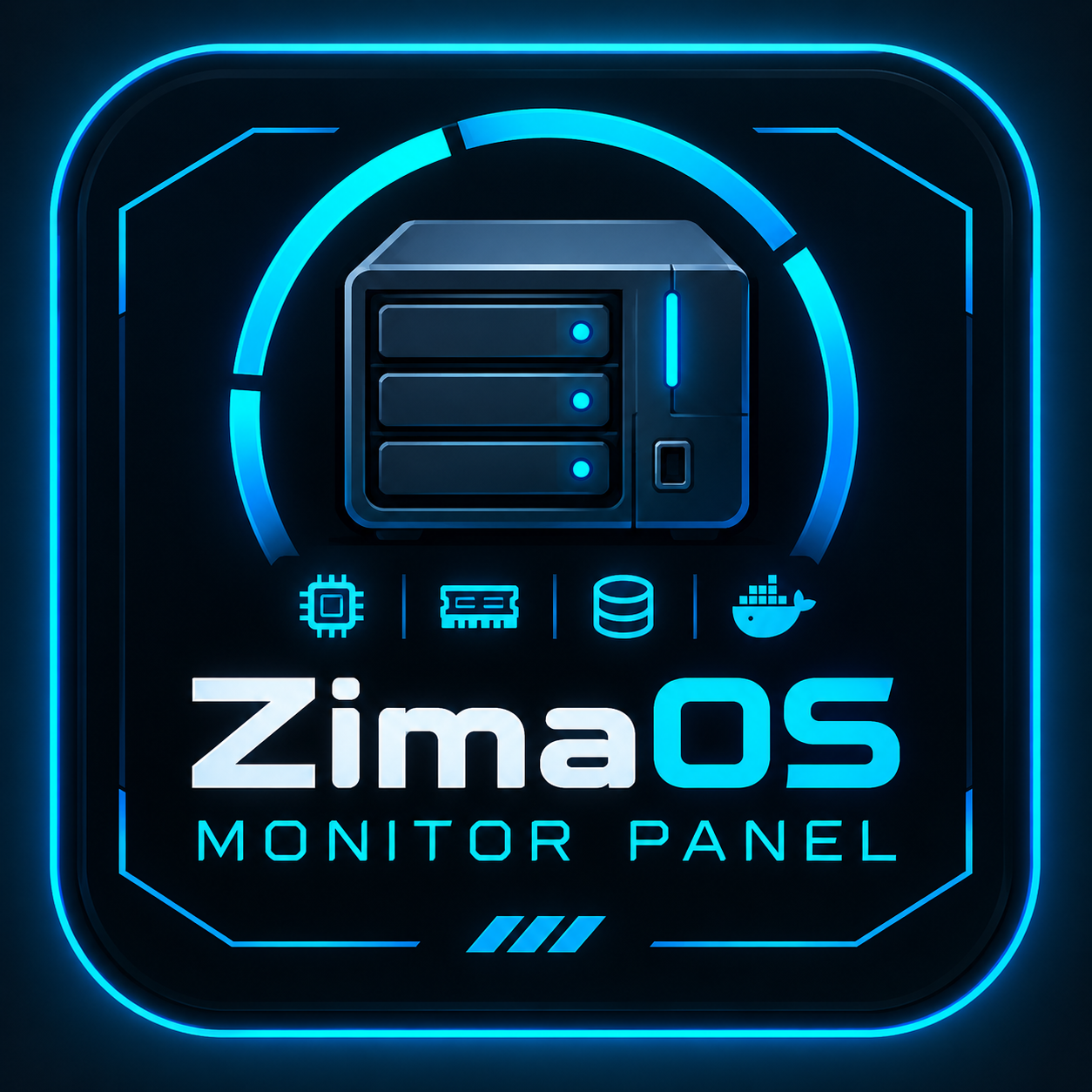 zimaosmonitoringpanel icon and logo in PNG format